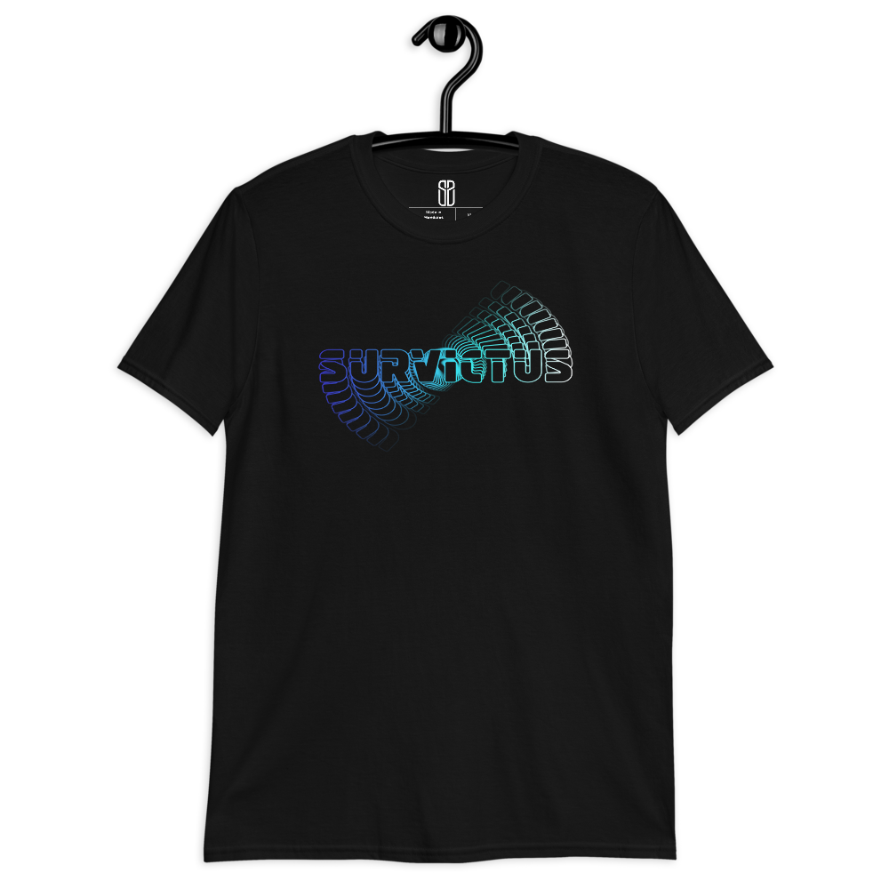 Camiseta Survictus Logo Espiral Azul Unisex