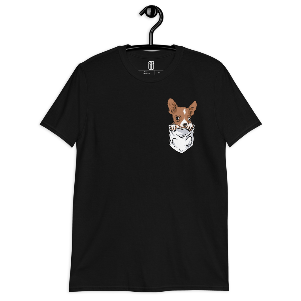 Camiseta POCKETS Dog 3 Unisex***