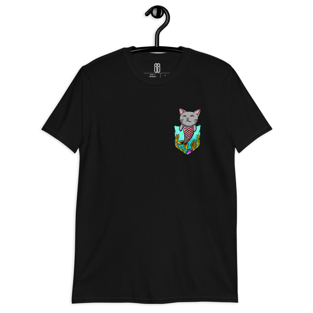 Camiseta POCKETS Cat Fish Unisex***
