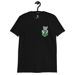 Camiseta POCKETS Cat Fish Unisex***