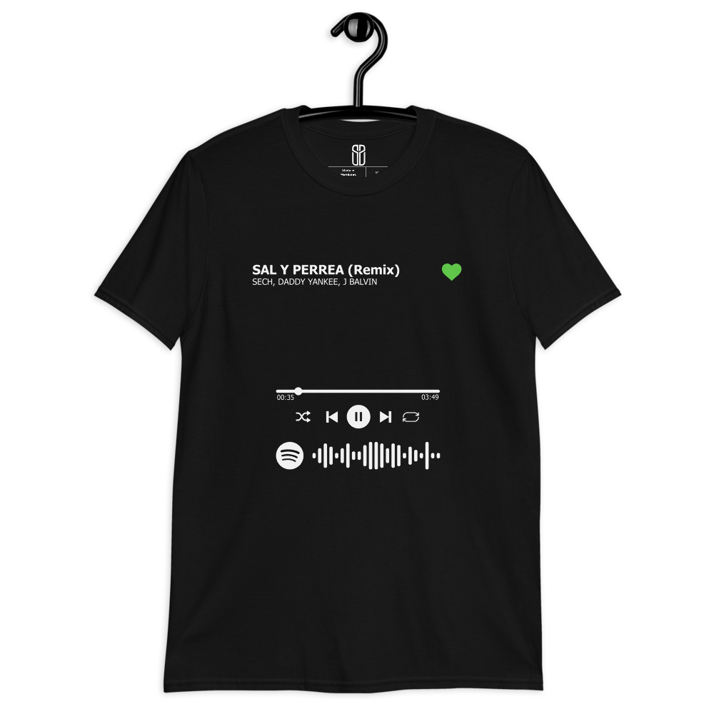 Camiseta Spotify Sal y Perrea (Remix) Unisex