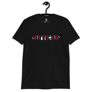 Camiseta Survictus Logo 2 Rosa Unisex***