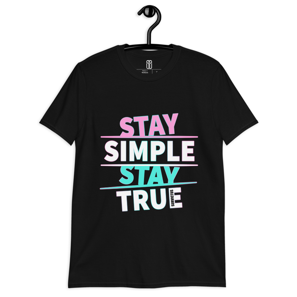 Camiseta Survictus Logo Stay Simple Unisex