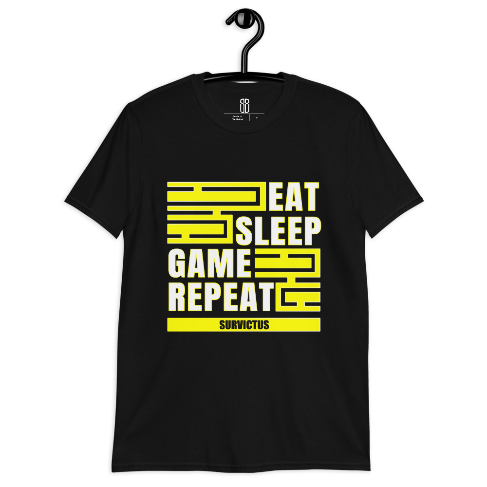 Camiseta Survictus Logo Eat Sleep Unisex