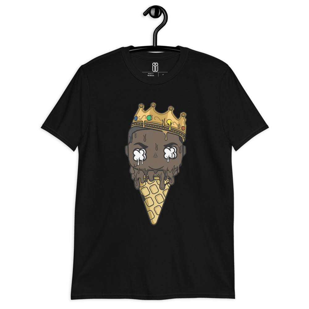 Camiseta Cartoon Notorious Big Ice Cream Unisex