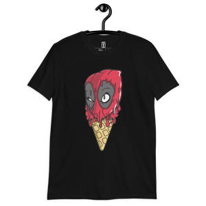 Camiseta Cartoon Deadpool Ice Cream Unisex