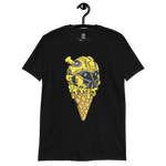 Camiseta Cartoon Bumble Bee Ice Cream Unisex***