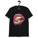 Camiseta Cartoon Labios Bala Unisex***