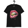 Camiseta Cartoon Labios Bala Unisex***