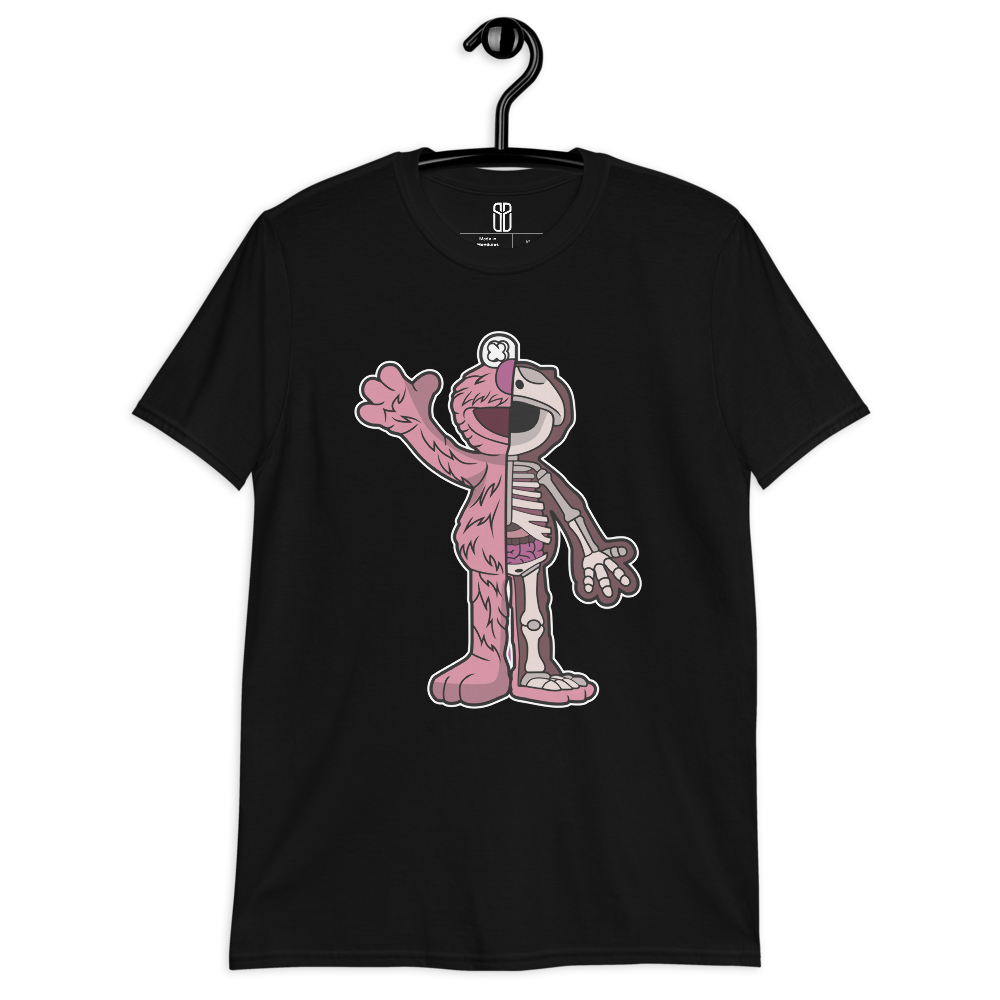 Camiseta Cartoon Elmo Bones Unisex