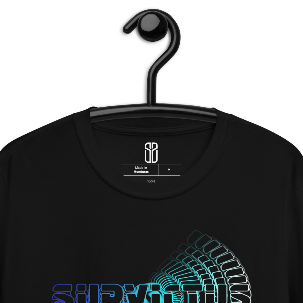 Camiseta Survictus Logo Espiral Azul Unisex