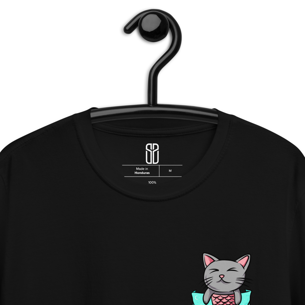 Camiseta POCKETS Cat Fish Unisex***