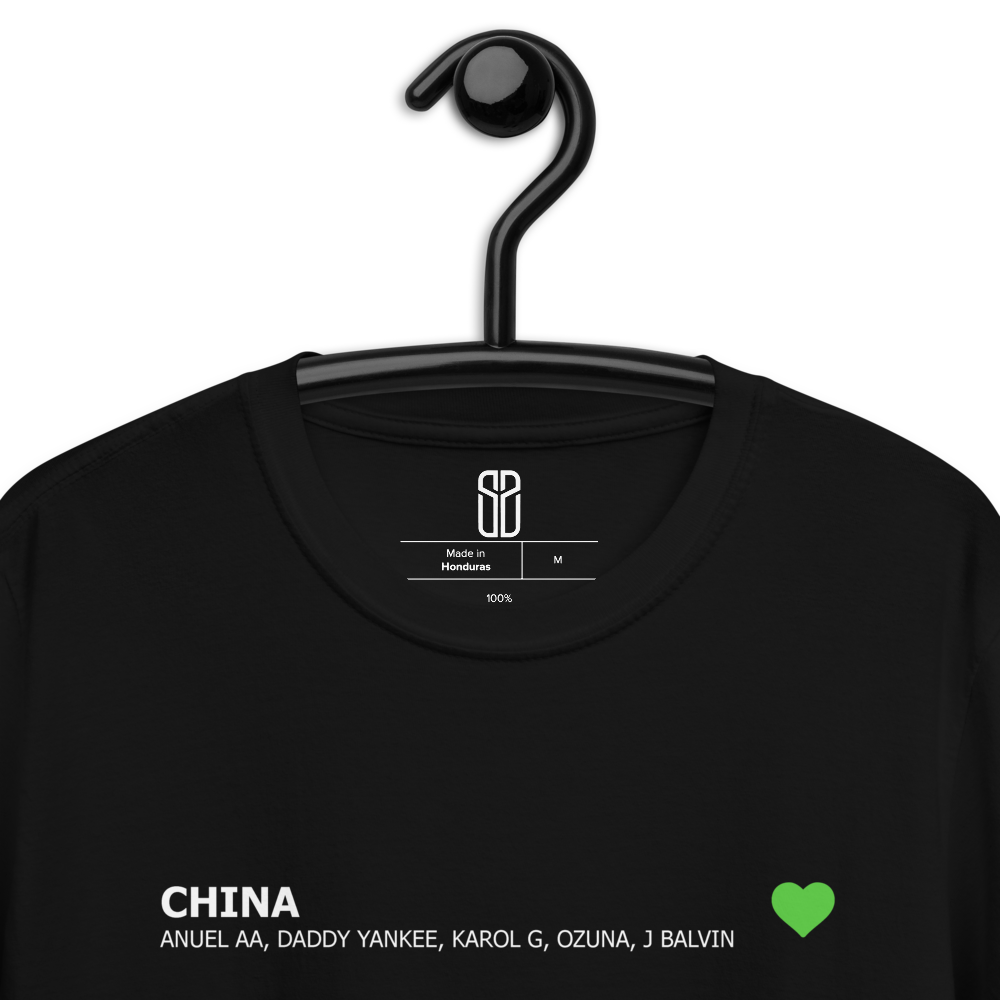 Camiseta Spotify China Unisex