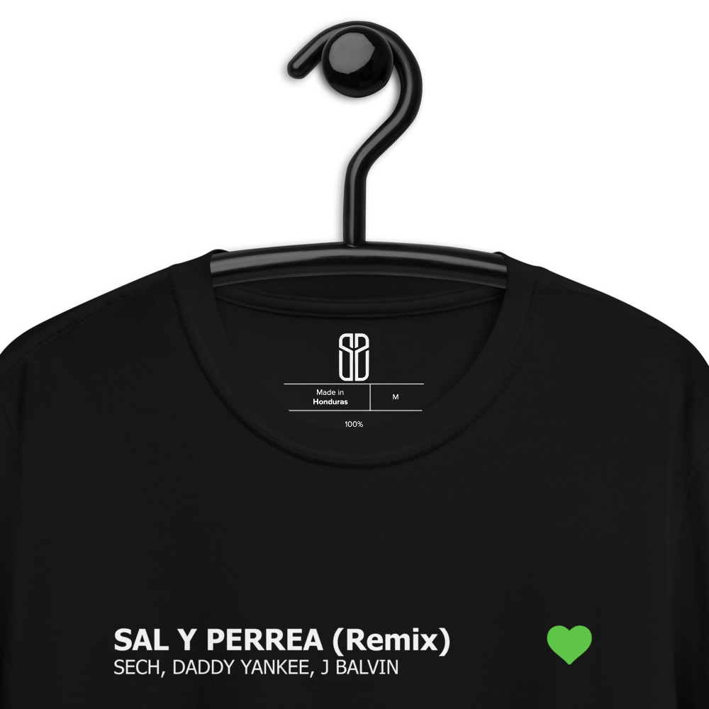 Camiseta Spotify Sal y Perrea (Remix) Unisex