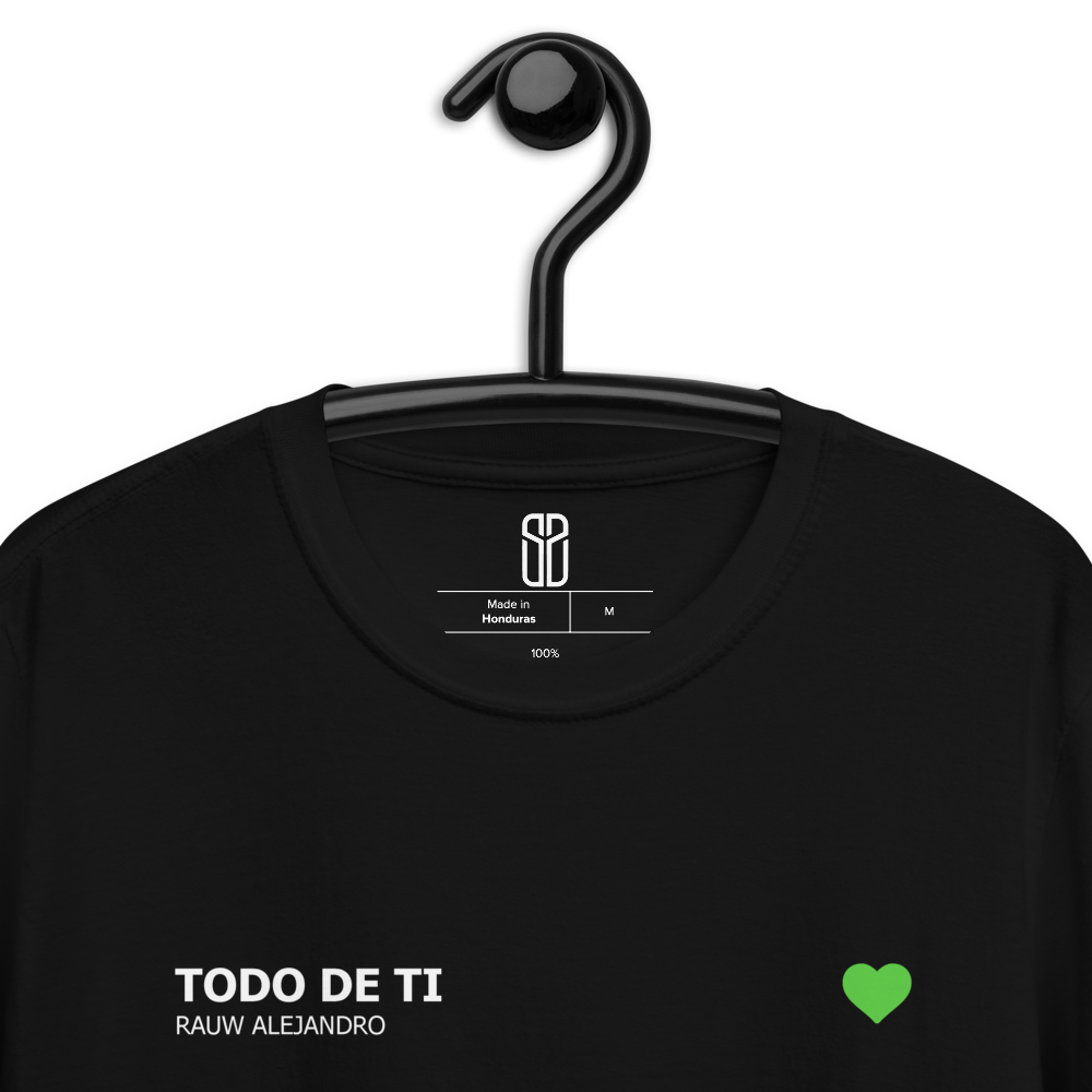 Camiseta Spotify Todo de Ti Unisex