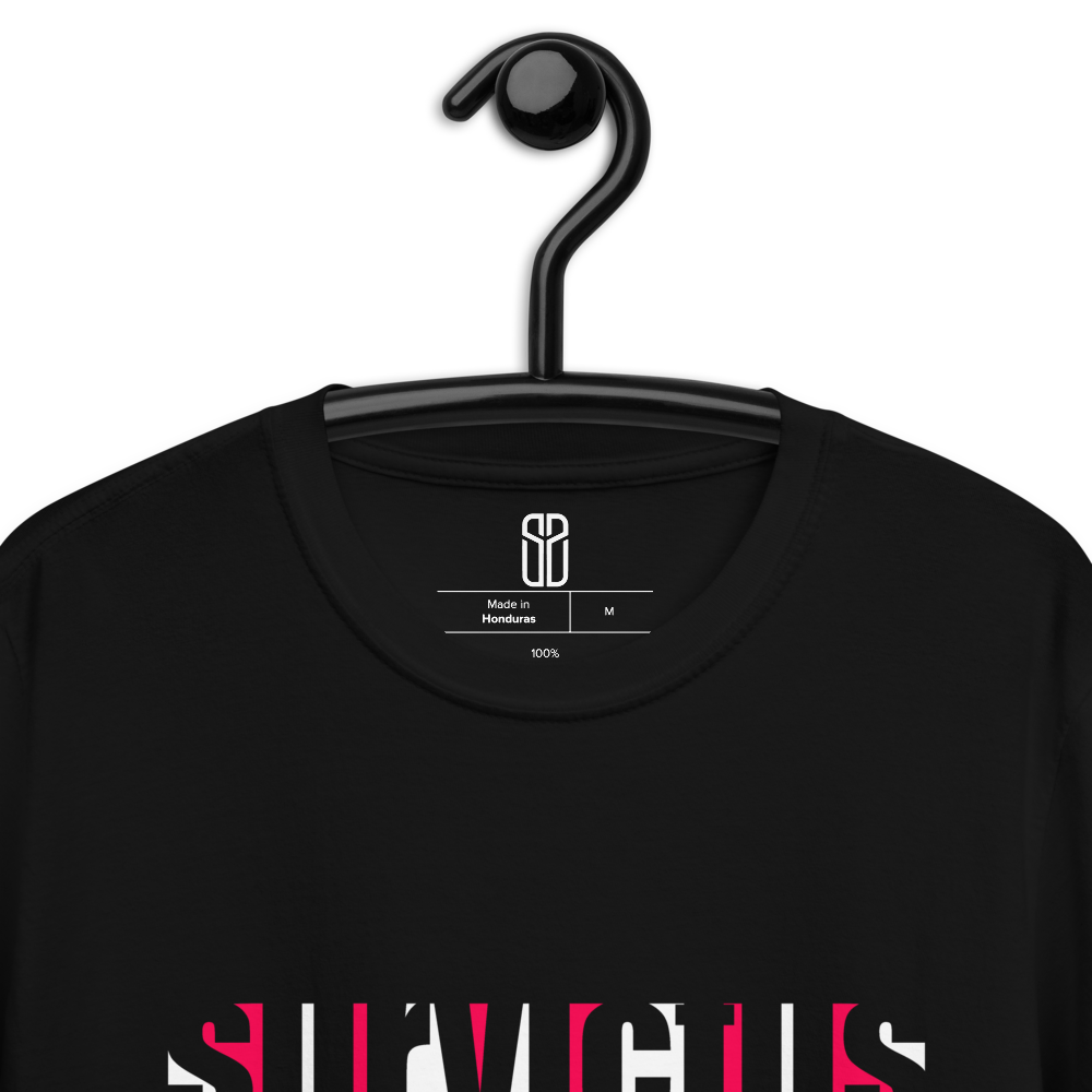 Camiseta Survictus Logo 2 Rosa Unisex***