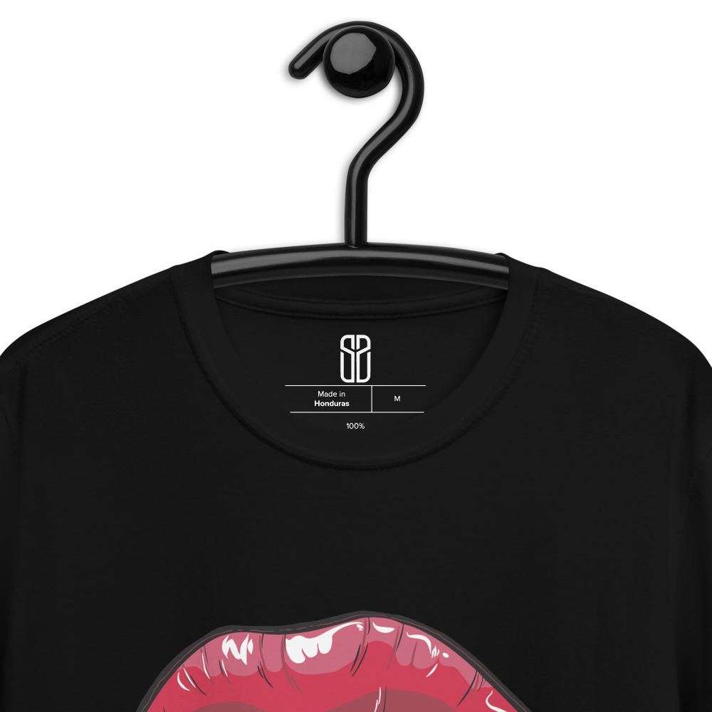 Camiseta Cartoon Labios Bala Unisex***